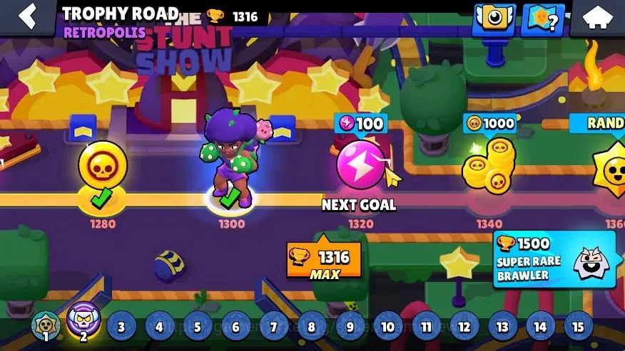 Brawl Stars Accounts 1316 Trophy|20 Brawlers 1 Max Lvl (Kit) 4 Myth|13K image 17