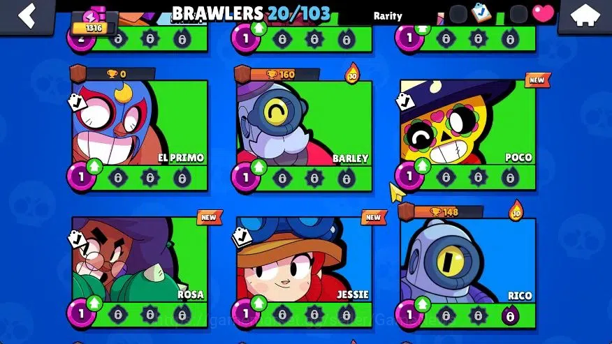 Brawl Stars Accounts 1316 Trophy|20 Brawlers 1 Max Lvl (Kit) 4 Myth|13K image 8