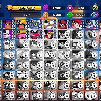 Brawl Stars Accounts 1316 Trophy|20 Brawlers 1 Max Lvl (Kit) 4 Myth|13K image 1