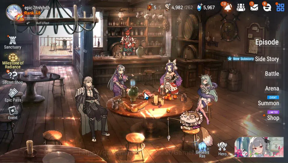 Epic Seven Accounts GLOBAL Unverif|7 ML(F Cecilia,DK Sharun,A Laika,Et image 1