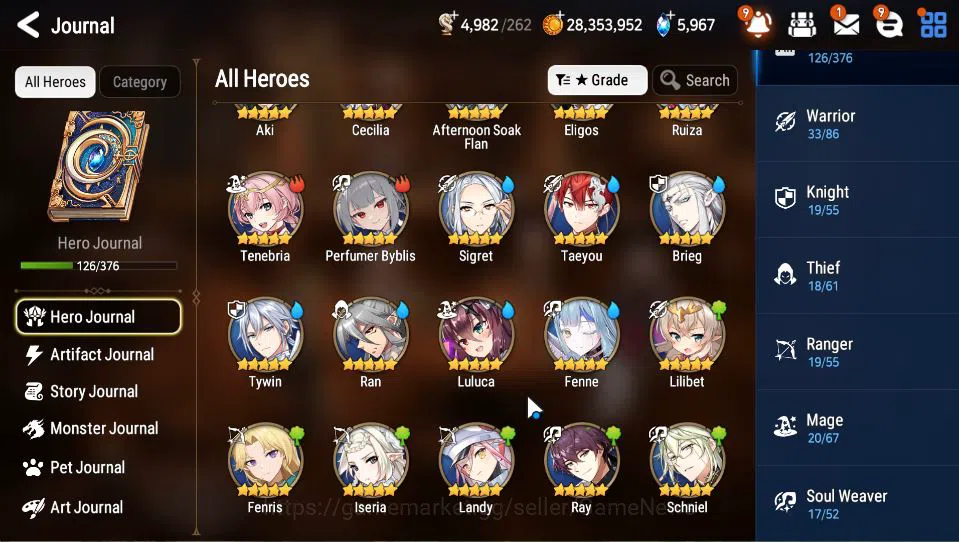 Epic Seven Accounts GLOBAL Unverif|7 ML(F Cecilia,DK Sharun,A Laika,Et image 7