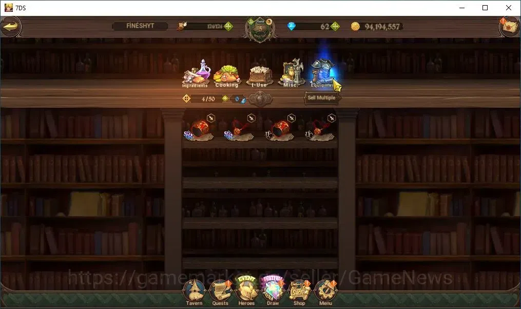 The Seven Deadly Sins: Grand Cross Accounts Asia|631K CC|1LR + 5UR+Collab Rezero|Elizabeth,Nem image 15