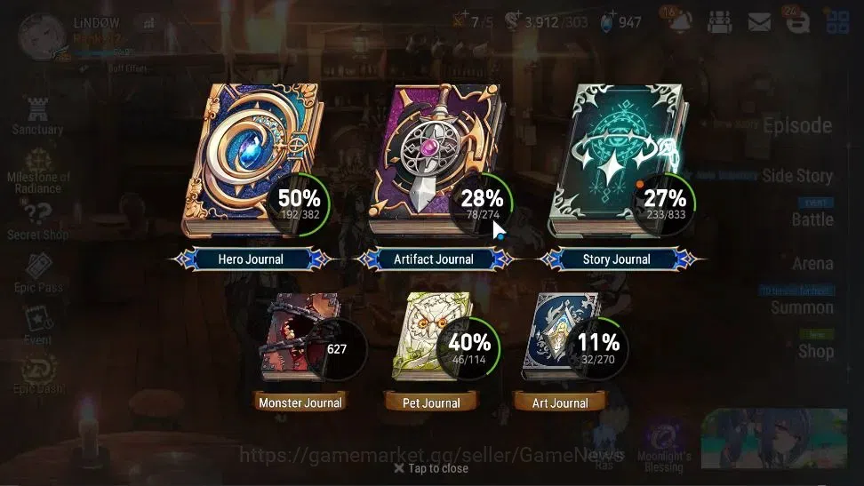 Epic Seven Accounts High-End GLOBAL Verif|19 ML(Rhiana&Luc,BArunka,HarSeti,Etc)+Ab Fumyr,Setsuka,Estel,Ivana,Etc|AUTO W|3,9K 3