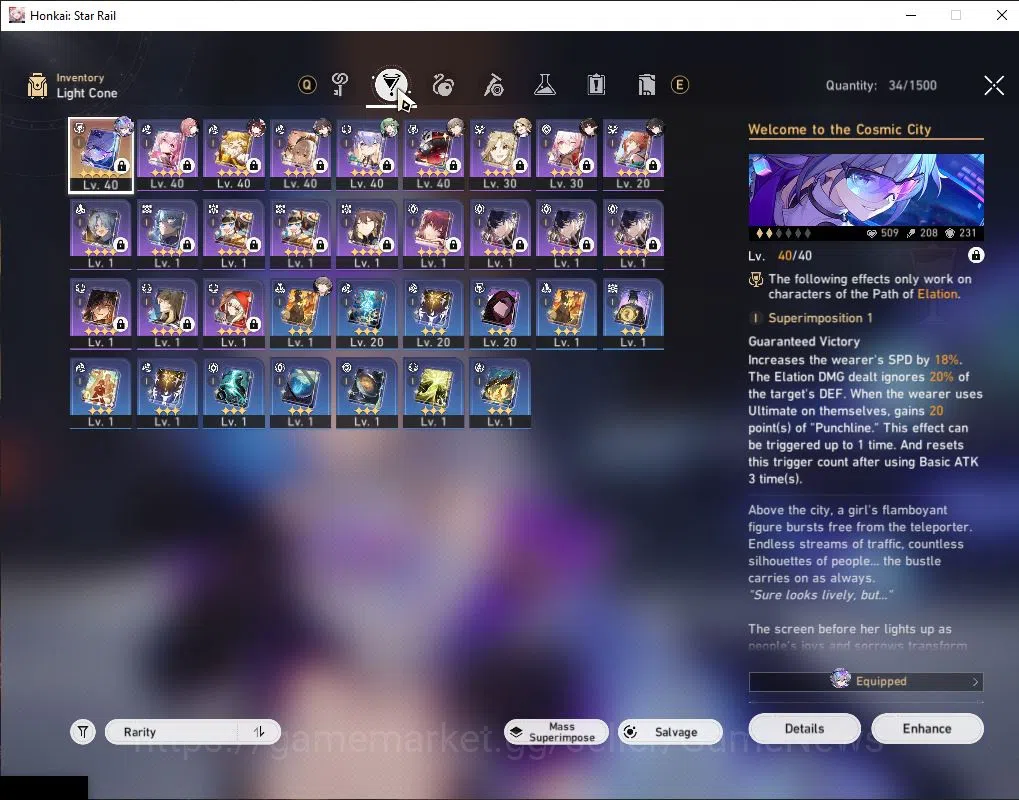 Honkai Star Rail Accounts ASIA|TL 30|5 Limited|SW 999+Sign,Huohuo,Sparkle,Ru image 5