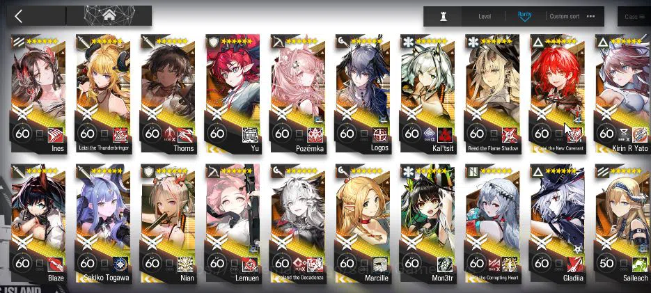 Arknights Mid-Tier Lv 90|258 OP+47 Skin|42k Oru+Collab AVE+Dunmeshi|1 image 1