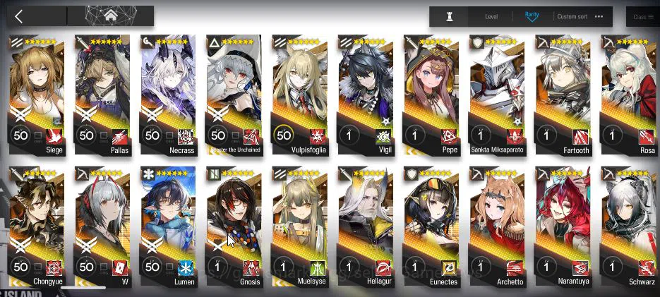 Arknights Accounts Mid-Tier Lv 90|258 OP+47 Skin|42k Oru+Collab AVE+Dunmeshi|13 Limited|Sakiko,Marcille,Kirin 5