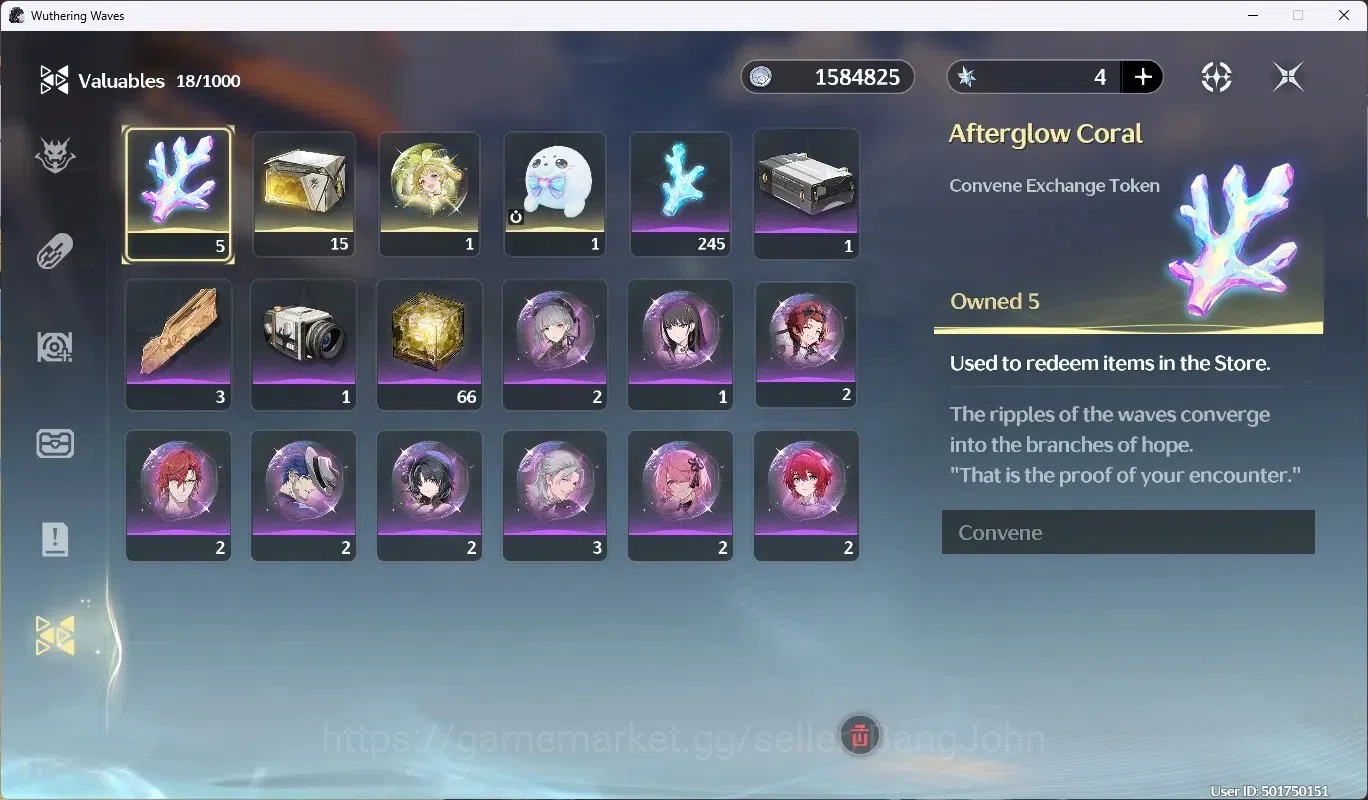 Wuthering Waves Accounts NA | UL 8 | Rank 1 | 3 Char Limited [Chisa,Mornye, image 14
