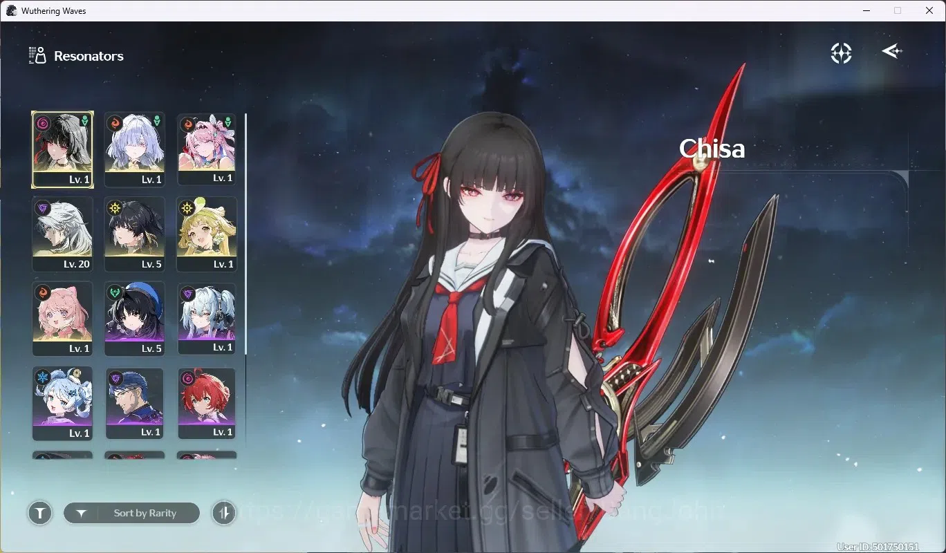 Wuthering Waves Accounts NA | UL 8 | Rank 1 | 3 Char Limited [Chisa,Mornye, image 2
