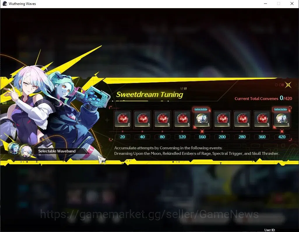 Wuthering Waves Accounts SEA|UL 48|Ready Gacha 71K Astrite+154 LT| 1 Limite image 16