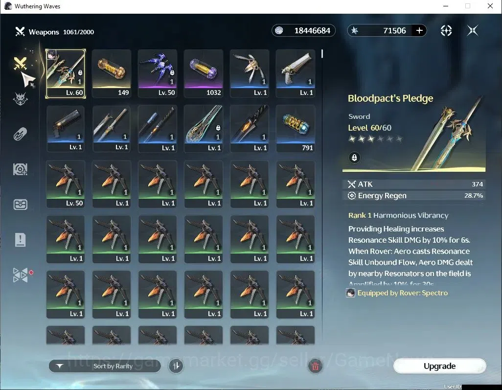 Wuthering Waves Accounts SEA|UL 48|Ready Gacha 71K Astrite+154 LT| 1 Limite image 5