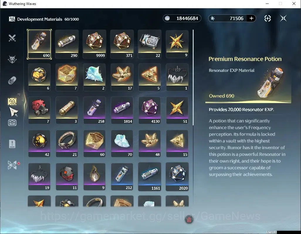 Wuthering Waves Accounts SEA|UL 48|Ready Gacha 71K Astrite+154 LT| 1 Limite image 7