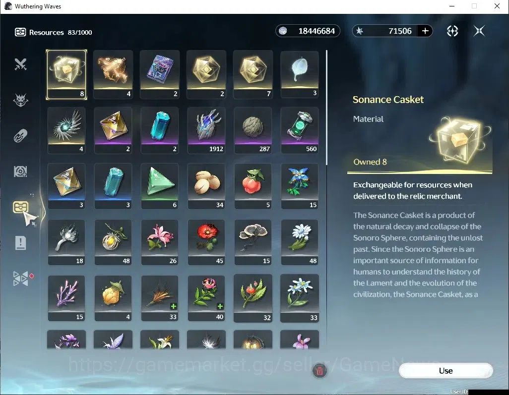 Wuthering Waves Accounts SEA|UL 48|Ready Gacha 71K Astrite+154 LT| 1 Limite image 8