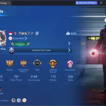 Honor of Kings Accounts Rare Skin Global|113H 326S|3 Flawless|1 Mythic|2 Blessed|3 Preciuos Collab|5 LNY 2024|4 LNY