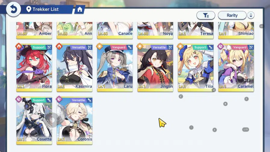 Stella Sora Accounts GLOBAL Lv29| 5 SSR 1 Limit (NazukaT4+Disc),Freesia image 1