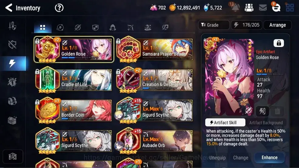 Epic Seven Accounts Global Unverif| 13 ML (Shepherd ot DarkDiene, Mona image 17