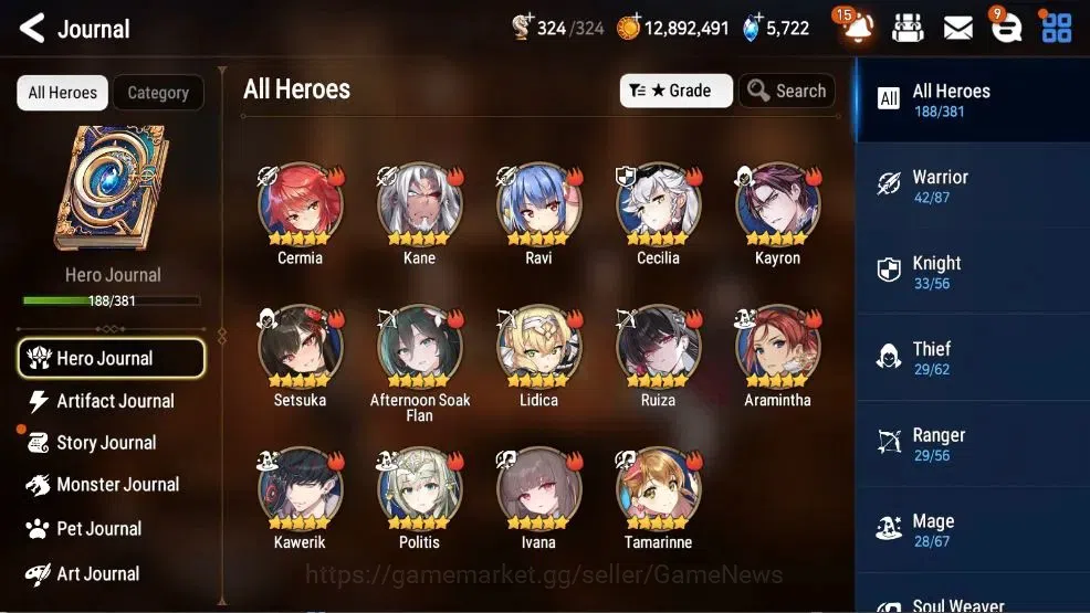 Epic Seven Accounts Global Unverif| 13 ML (Shepherd ot DarkDiene, Mona image 2