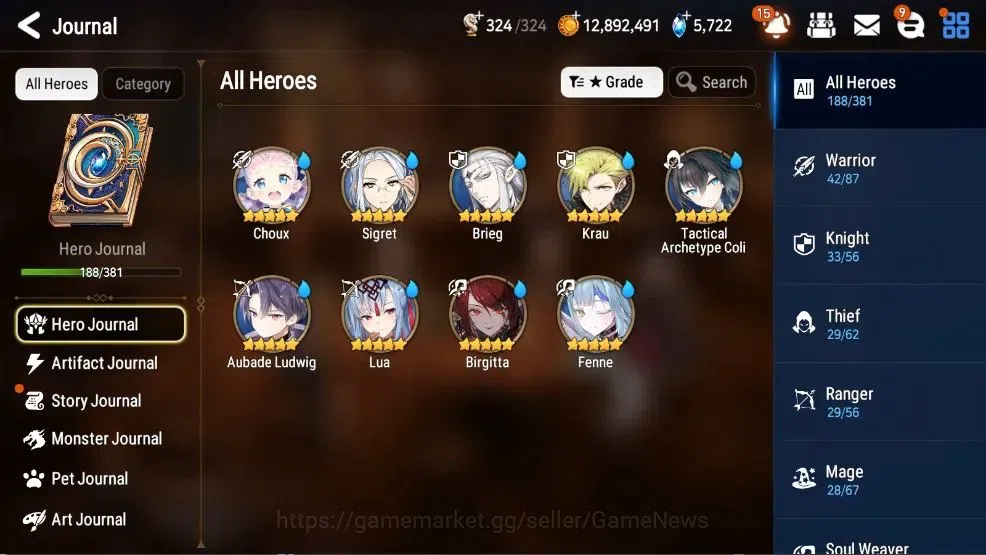 Epic Seven Accounts Global Unverif| 13 ML (Shepherd ot DarkDiene, Mona image 3