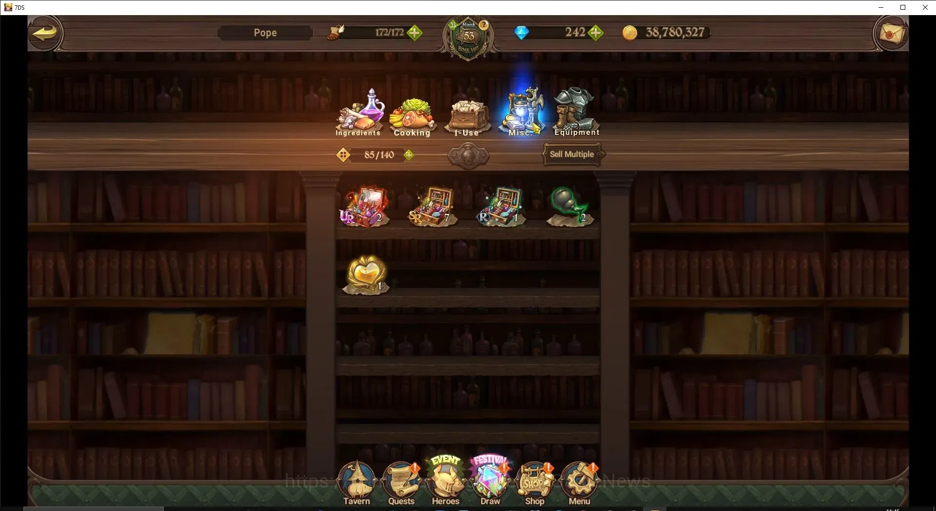 The Seven Deadly Sins: Grand Cross Accounts Global|1,1M CC|242 DM+1 Spring Box|3 LR+6 UR|NMeli image 14