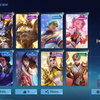 Mobile Legends: Bang Bang Accounts Others Global|26H 33S|Junior|Epic Irithel|Epic Uranus|Special Bruno|Summer