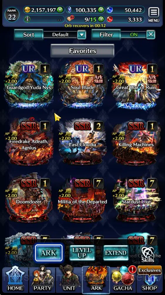 Last Cloudia Accounts Low-End GLOBAL|100K Cryst|TopTierUnit (Emperor Lonardo,DL Balezar+Ark,KOG Mauna,G Ilaha,Demon 2