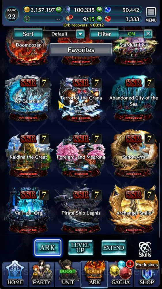 Last Cloudia Accounts Low-End GLOBAL|100K Cryst|TopTierUnit (Emperor Lonardo,DL Balezar+Ark,KOG Mauna,G Ilaha,Demon 5