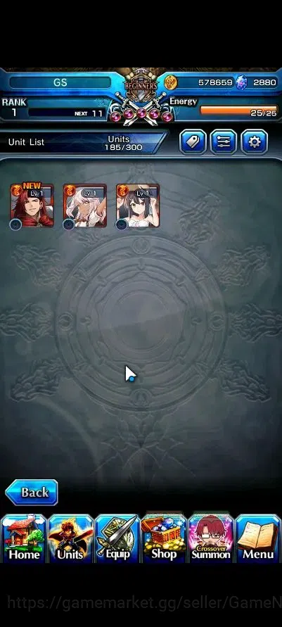 Grand Summoners Accounts Global|Rank 1|2880 cc Ready Gacha|3 Ascend| Summer image 4