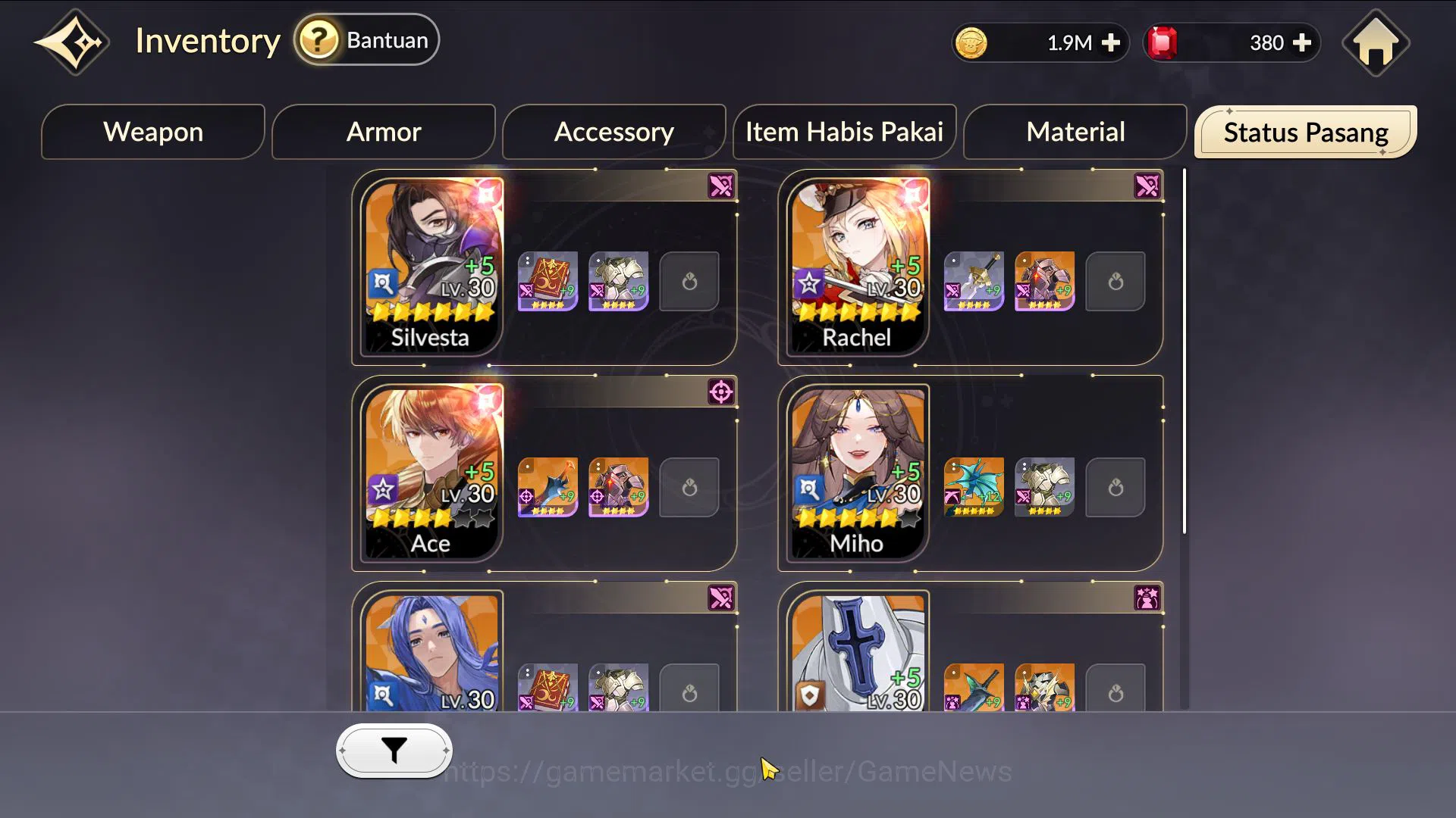 Seven Knights Re:Birth Accounts [Re;BIRTH] Global 6 Legendary (Miho*5,Silvesta*6,R image 13