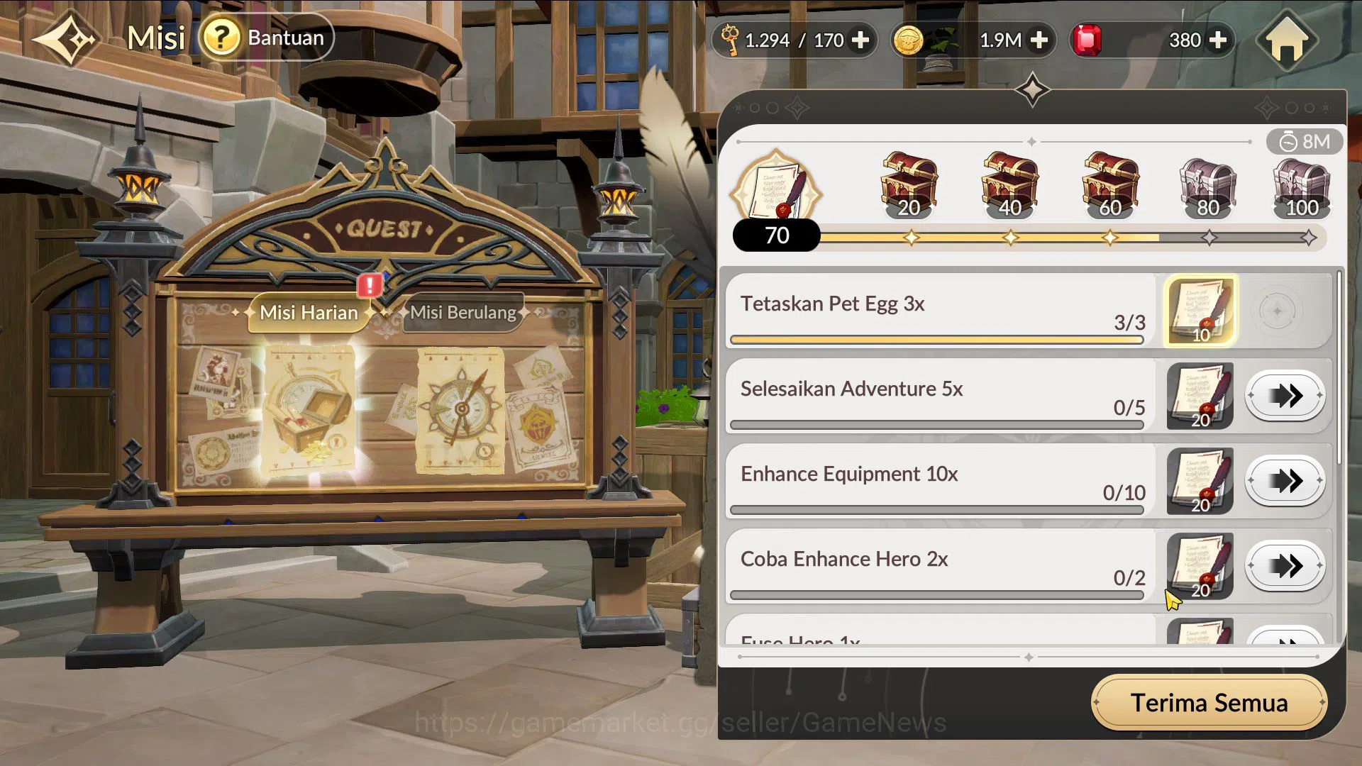 Seven Knights Re:Birth Accounts [Re;BIRTH] Global 6 Legendary (Miho*5,Silvesta*6,R image 9