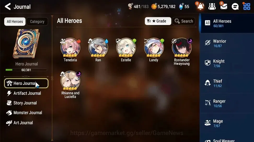 Epic Seven Accounts Global|UnVerif|2 ML(Rhianna&Luciella,Bystander Hwa image 5
