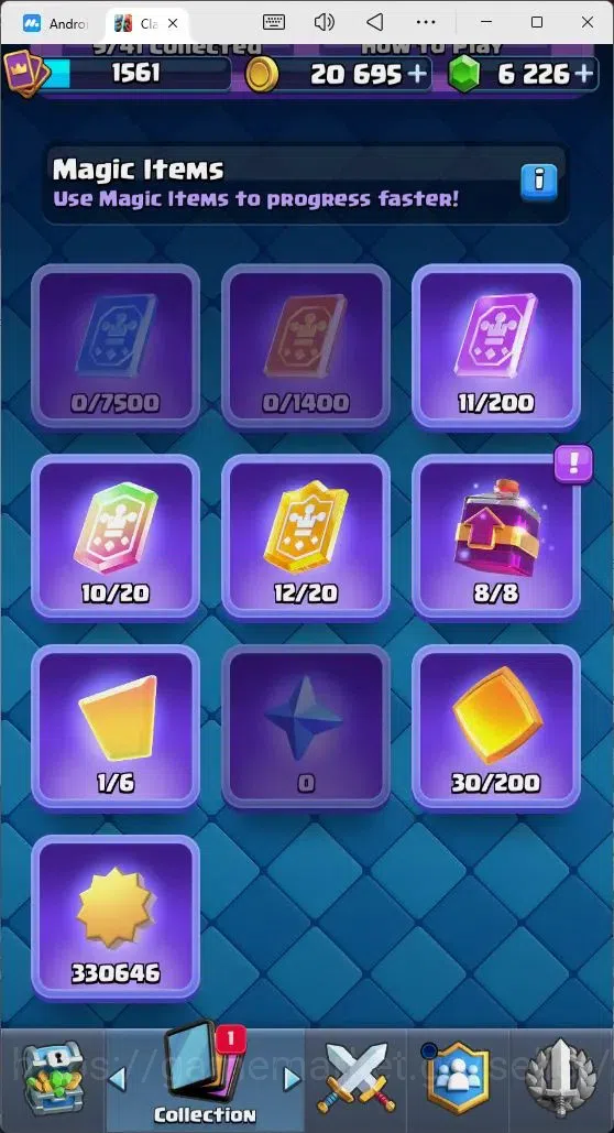 Clash Royale Accounts Mobile |Trophy 9195|3Max Hero Cards|9 EVO Cards|1  image 15