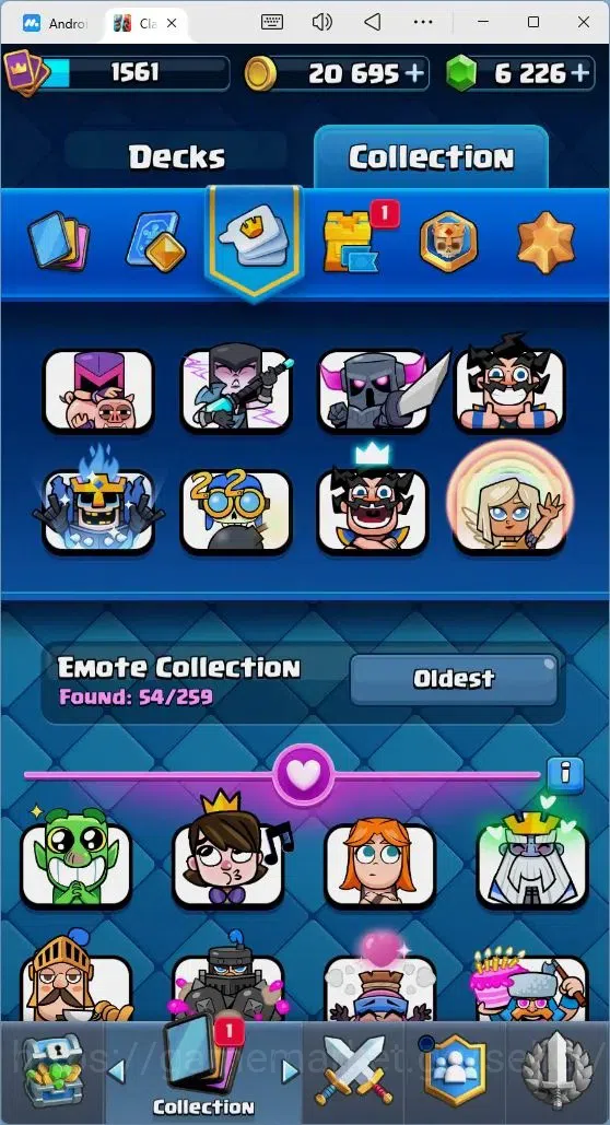 Clash Royale Accounts Mobile |Trophy 9195|3Max Hero Cards|9 EVO Cards|1  image 16