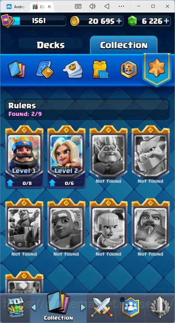 Clash Royale Accounts Mobile |Trophy 9195|3Max Hero Cards|9 EVO Cards|1  image 19