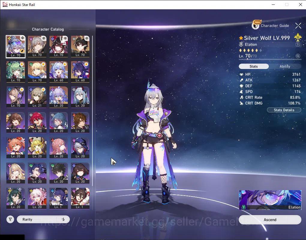 Honkai Star Rail Accounts Asia|TL 53|6 Limited|Silver Wolf LV.999+Sign,Spark image 9