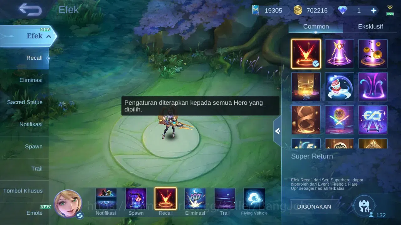 Mobile Legends: Bang Bang Accounts GLOBAL Hero 132 Skin 343 | Zodiac Odette Badang |  image 13