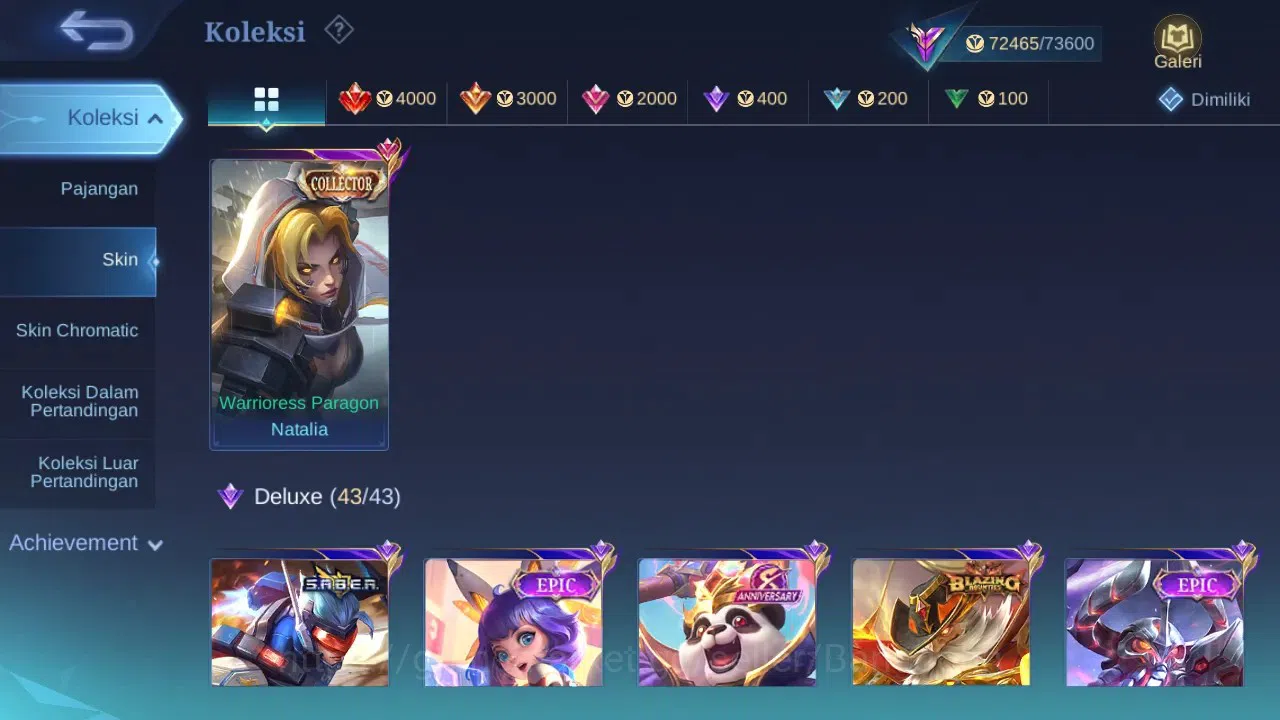 Mobile Legends: Bang Bang Accounts GLOBAL Hero 132 Skin 343 | Zodiac Odette Badang |  image 2