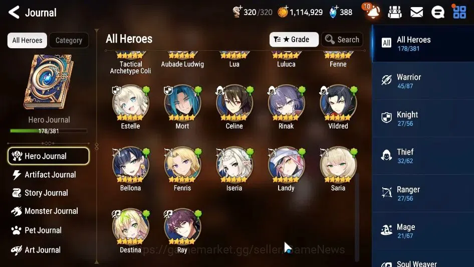 Epic Seven Accounts GLOBAL Unverif|19 ML(Rhiana & Luciel,LC Belona,Bel image 10