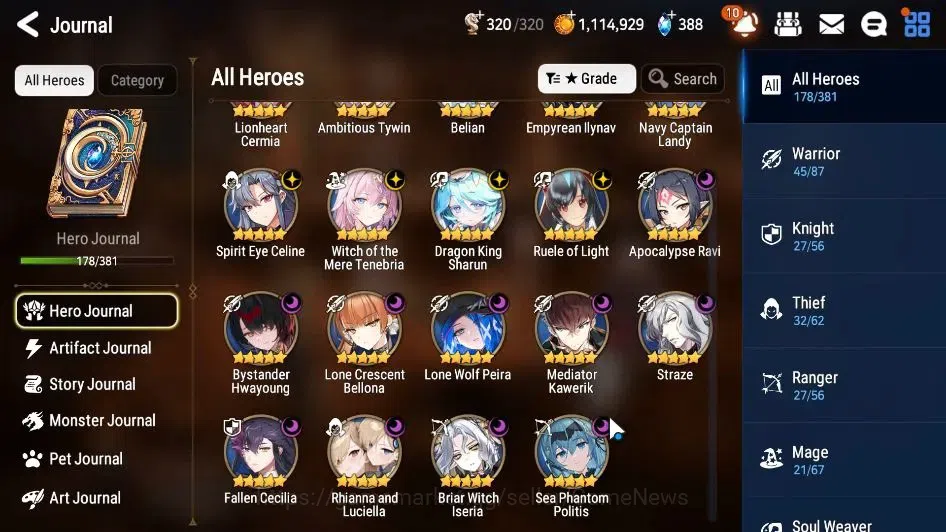 Epic Seven Accounts GLOBAL Unverif|19 ML(Rhiana & Luciel,LC Belona,Bel image 7