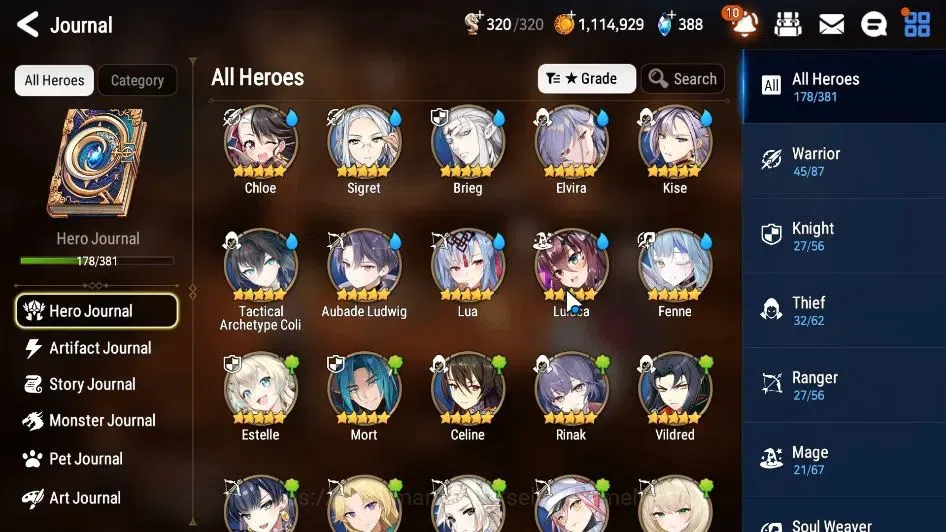 Epic Seven Accounts GLOBAL Unverif|19 ML(Rhiana & Luciel,LC Belona,Bel image 9
