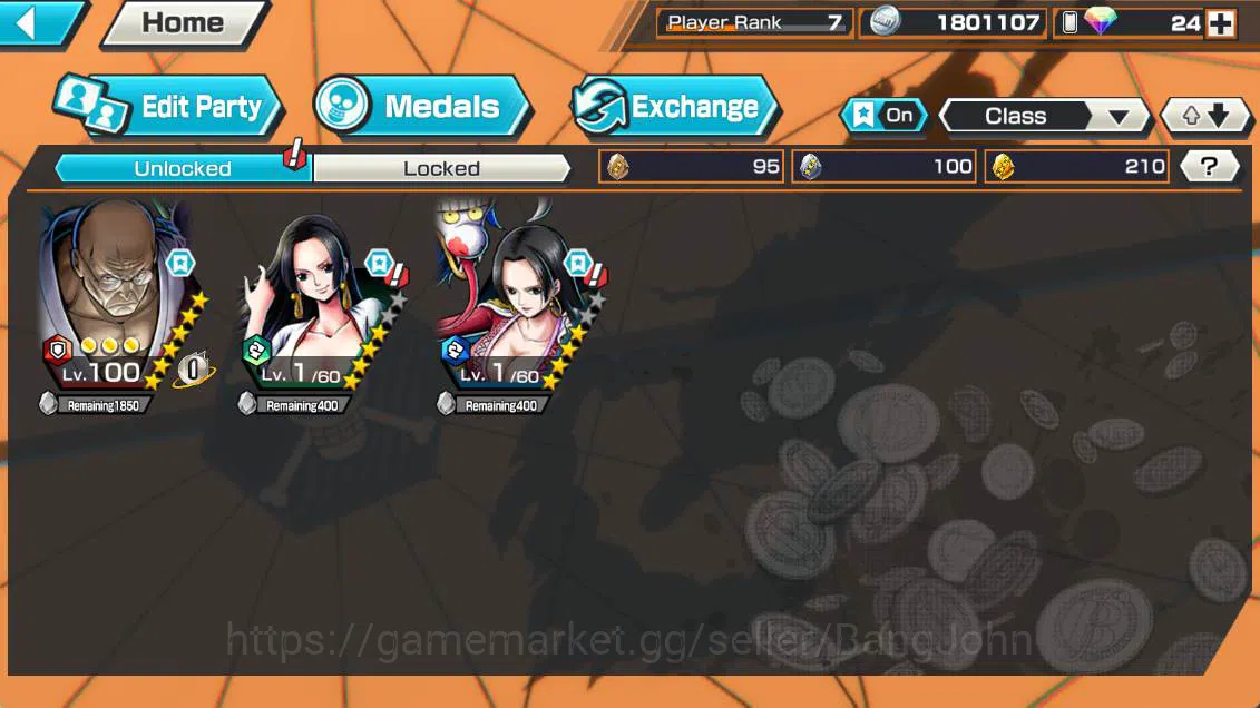 One Piece Bounty Rush Accounts Others GLOBAL | EX 1| st ethanbaron, egghead luffy, Egghead chopper more detail check SS 2