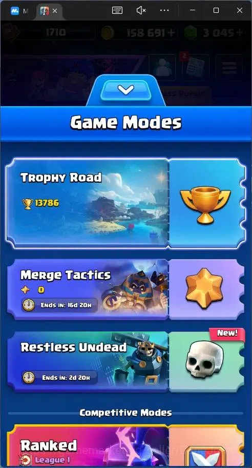Clash Royale Accounts Global |CL 1710|KTL 16|Trophy 13786|121 Cards|14 M image 2