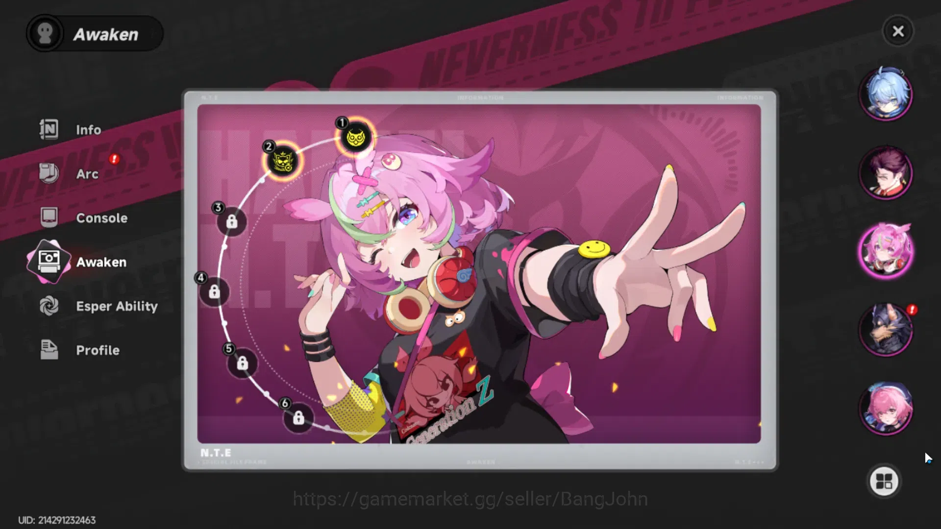 Neverness to Everness Accounts SEA|Starter Lv 3|2 SSR Nanally+Baicang+Skin Car+Gl image 10