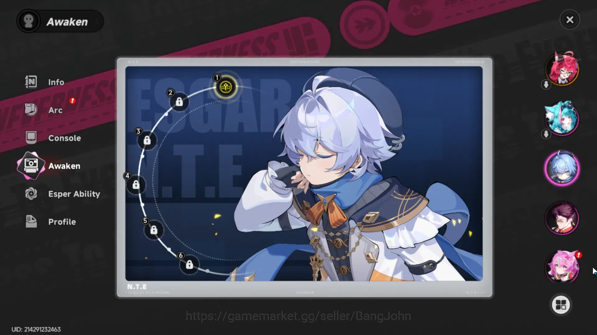 Neverness to Everness Accounts SEA|Starter Lv 3|2 SSR Nanally+Baicang+Skin Car+Gl image 3