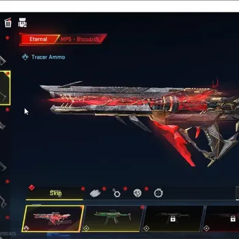 Blood Strike Accounts Collab Skin Asia|Eternal MP5 Bloodrift Lv3|9 Legend HK416 Undercurrent,MCX Radiance,VSS Blight,P90