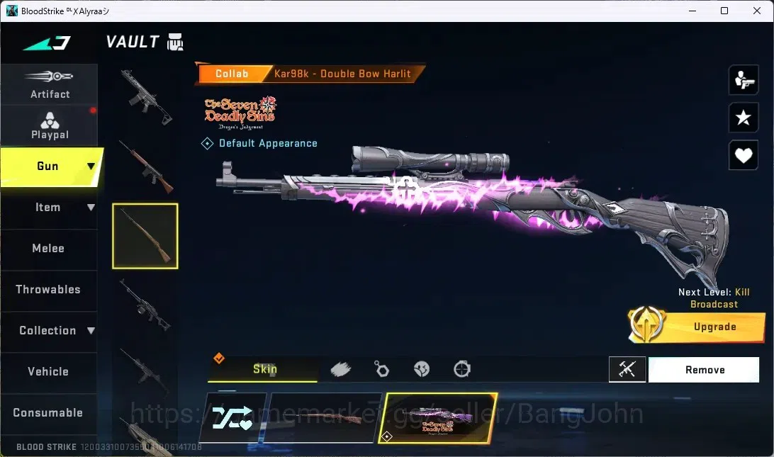 Blood Strike Accounts ASIA | 4 7DS,2 TR GUNS| 1 ULTRA MELEE | 2 ULTRA ST image 10