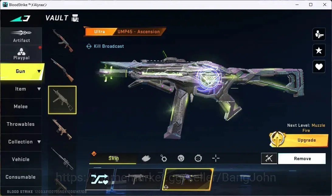 Blood Strike Accounts ASIA | 4 7DS,2 TR GUNS| 1 ULTRA MELEE | 2 ULTRA ST image 13