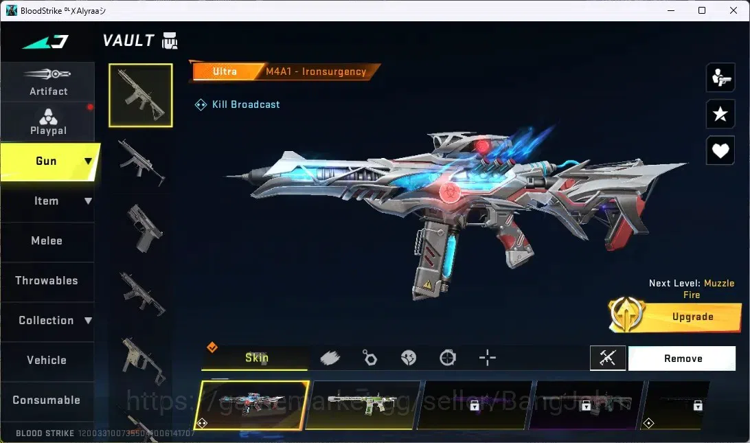 Blood Strike Accounts ASIA | 4 7DS,2 TR GUNS| 1 ULTRA MELEE | 2 ULTRA ST image 2
