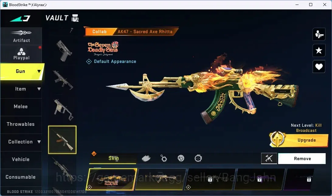 Blood Strike Accounts ASIA | 4 7DS,2 TR GUNS| 1 ULTRA MELEE | 2 ULTRA ST image 3