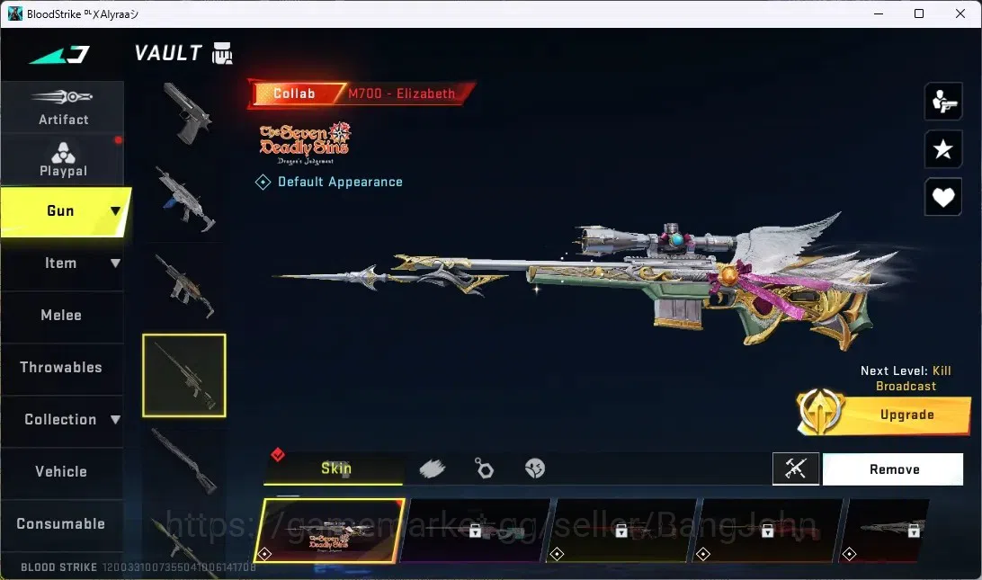 Blood Strike Accounts ASIA | 4 7DS,2 TR GUNS| 1 ULTRA MELEE | 2 ULTRA ST image 6
