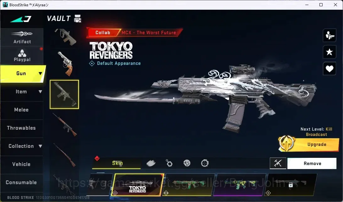 Blood Strike Accounts ASIA | 4 7DS,2 TR GUNS| 1 ULTRA MELEE | 2 ULTRA ST image 9