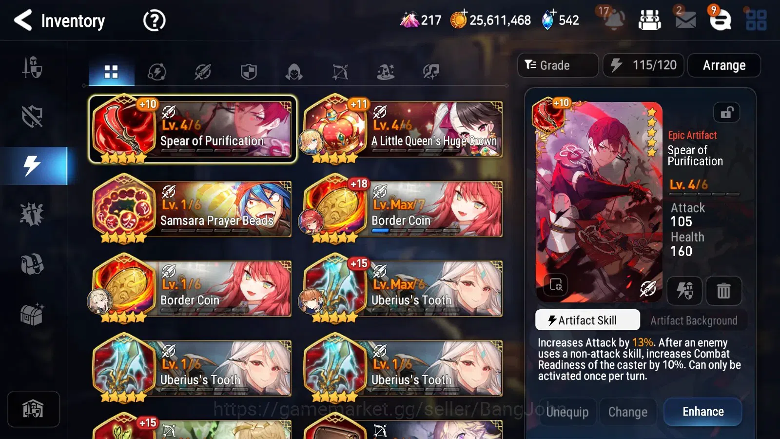 Epic Seven Accounts Global Unverif|11ML(Bos Arunka, RO Light,NM Luna,S image 4